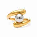 Open Sphere Ring – Waterproof & Tarnish-Free