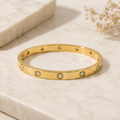 CZ Infinity Bangle – Waterproof & Tarnish-Free