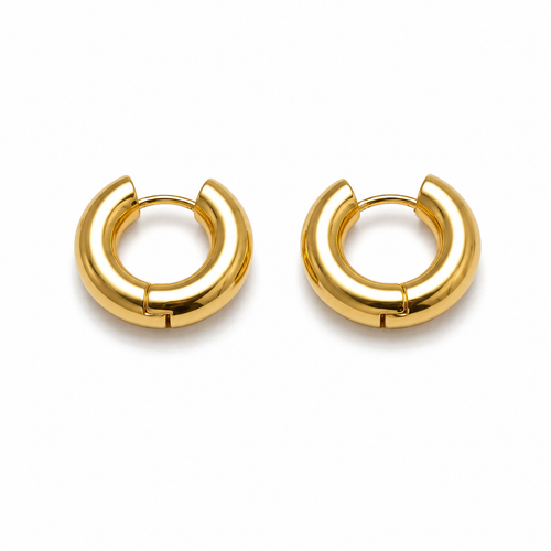 20mm Gold Thick Huggies – Waterproof & Tarnish-Free